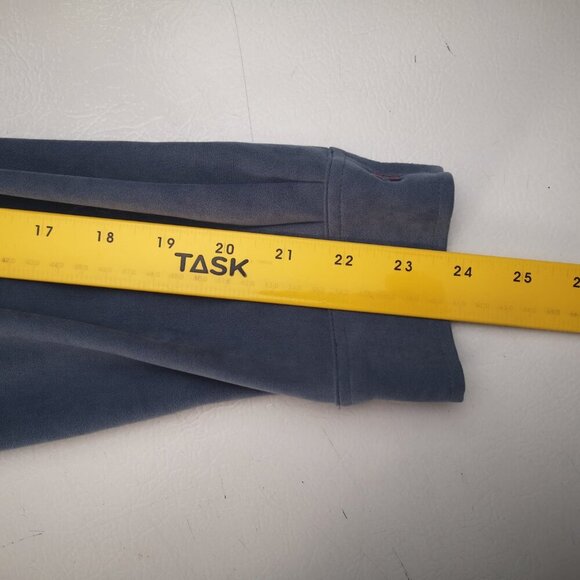 Style & Co. Collection Ladies Size 14 Blue Button Front Made in Hong Kong Shirt - Picture 6 of 7